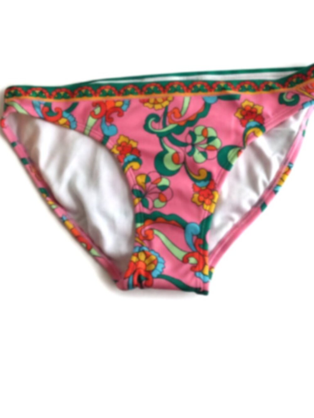 Boden S0197 Classic Bikini Bottoms NWT Womens US 6 Pink Floral Swim Briefs